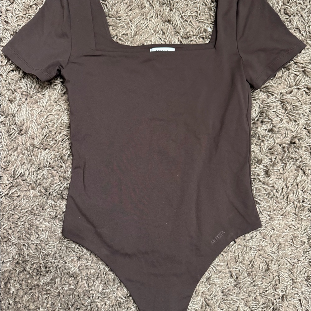 Aritzia  Dark Brown Bodysuit